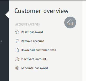 customer actions